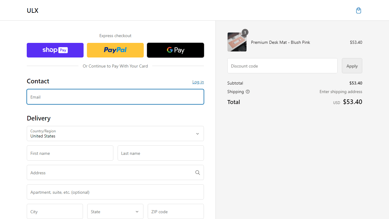 How to apply ULX Store coupon code